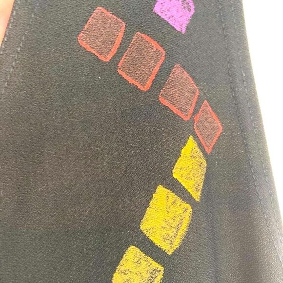 JG’s Mad Lab maxi dress w/ bright geometric artistic accents runs big💐 - Picture 3 of 12